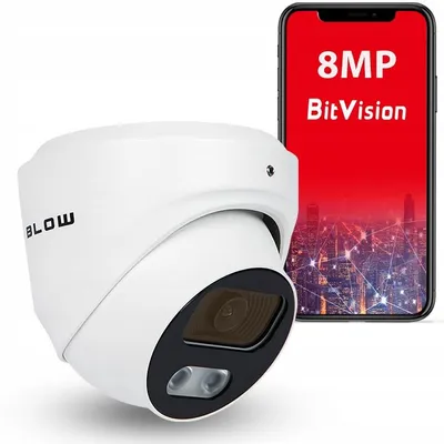 Produktbild von 8MP 4K Schwenkbare IP-Kamera PoE Metall Starlight IR ONVIF Smart-Erkennung