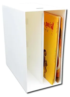 Produktbild von Kunststoffbox für LPs in Weiß