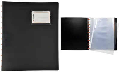 Produktbild von Exacompta 86334E Exactive® Sichtmappe DIN A4 Schwarz 30 Hüllen 5 Register