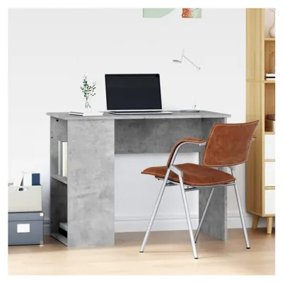 Produktbild von Büroschreibtisch, Betongrau, 100 x 55 x 75 cm, Holzwerkstoff