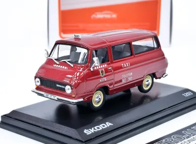 Produktbild von Škoda 1203 (1974) Taxi - Red Ruby ABREX 1:43