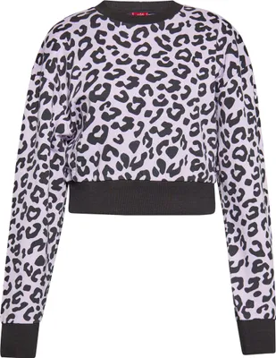 Immagine prodotto di Felpa da donna SWIRLY - leopardo lavanda, XL