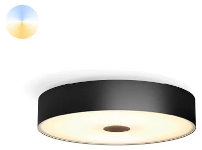 Obrázek produktu pro Philips Hue White ambiance Stropní svítidlo Fair, Chytré stropní světlo, Bluetooth/Zigbee, Černá, LED, Kov, Žárovky bez možnosti výměny