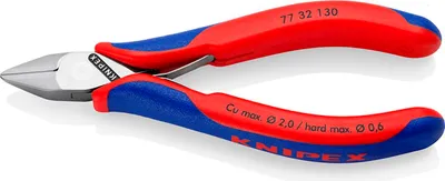Obrázok produktu pre Diagonálne nožnice na elektroniku Knipex - 7732130