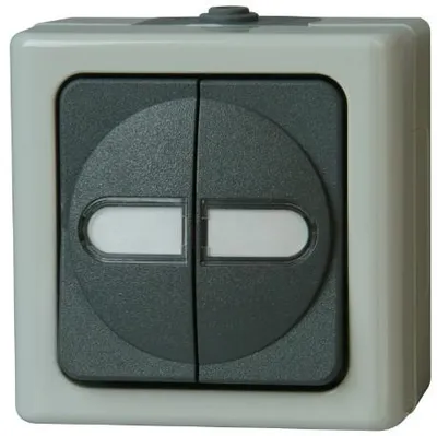 Image de Kopp Blue Electric Interrupteur de série en saillie pour locaux humides