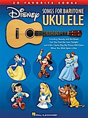 Obrázok produktu pre Piesne od Disneyho pre barytónové ukulele
