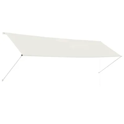 Image de vidaXL Store rétractable 400×150 cm Crème