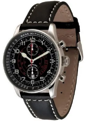 Produktbild von Zeno-Watch - Armbanduhr - Herren - Chrono - X-Large Pilot - P7BVD-a1-Puls
