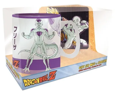 Produktbild von Dragon Ball Z Geschenkbox: Goku vs Frieza (Keramiktasse, Untersetzer)