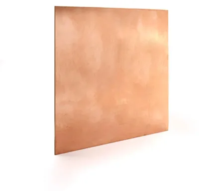 Kupferblech 100x100x1 mm, 99% Kupfer, lasergeschnitten, poliert