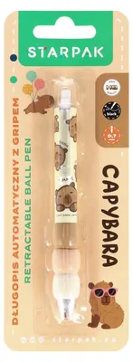 Produktbild von Kapibara Starpak 0,7 mm Druckkugelschreiber, Blisterverpackung