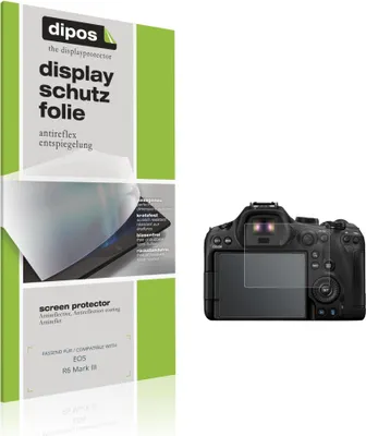 Produktbild von 4x Schutzfolie für EOS R6 Mark III matt Displayschutzfolie Folie Display Schutz dipos