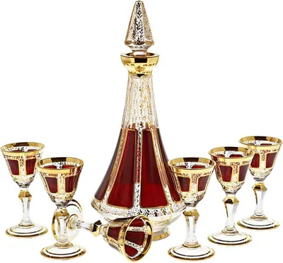 Produktbild von Likörset Red Queen 7-tlg