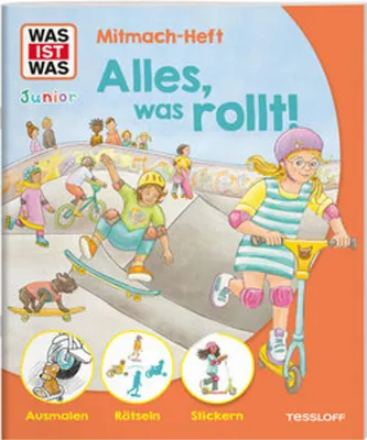 Image de WAS IST WAS Junior Mitmach-Heft Alles, was rollt!