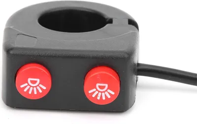 Obrázok produktu pre Univerzálny spínač svetlometov na riadidlách motocykla, vypínač hmlového svetla, otvor 22 mm