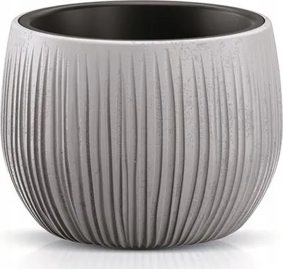Produktbild von Beton Bowl DKB150 Kugelblumentopf mit Einsatz | Beton
