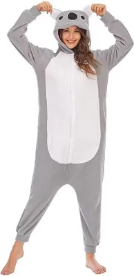 Productafbeelding van Dieren Onesie Pyjama Kostuum voor Volwassenen - Herfst en Winter