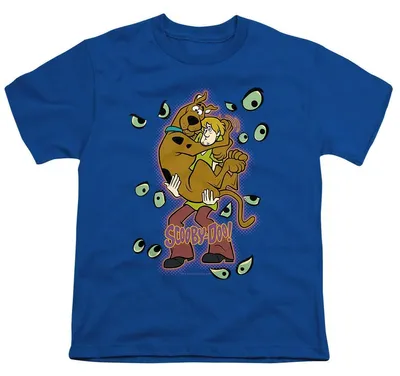 Produktbild von Scooby Doo - "Being Watched" T-Shirt für Kinder TV36371 (116) (Königsblau)
