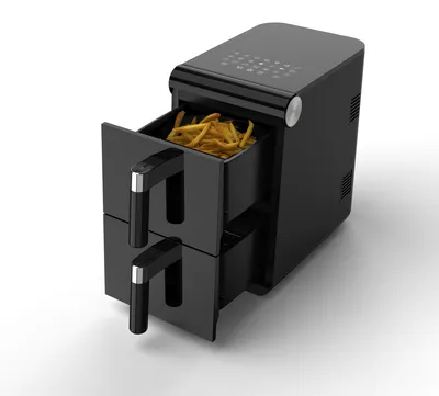 Produktbild von Elta Doppelstock-Luftfritteuse – 11 L Dual Zone XXL Airfryer mit 2 Fächern