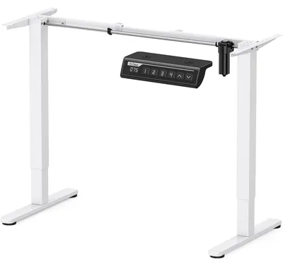 Höhenverstellbares Schreibtischgestell, 72-118 cm, 80 kg, 4 Speicher