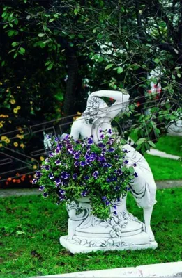 Image de Pot de fleurs Pot de fleurs Pots de fleurs Jardin Statue 350
