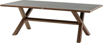 Produktbild von Gartentisch "axiome" honey &amp graphite 8-sitzer aus aluminium   - Hespéride