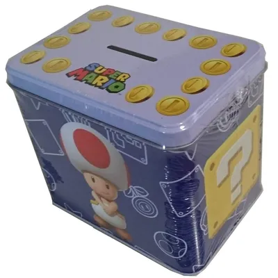 Produktbild von Nintendo Super Mario Bros Toad Becher + Geld-Box-Set