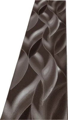 Produktbild von Teppich Läufer Wohnzimmer Braun 80x300 Abstraktes Wellen Design aus Polypropylen