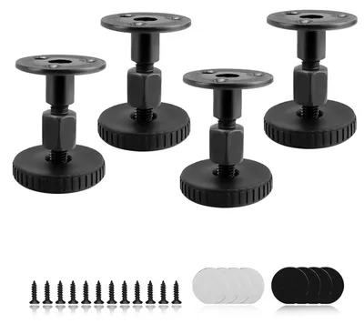 Produktbild von Verstellbare Möbelbeine, 27-64 mm, Set mit 4 Stück