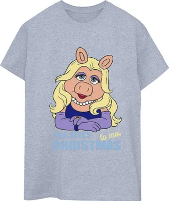 Produktbild von Disney - "Muppets Queen of Holidays" T-Shirt für Damen BI41212 (L) (Grau)