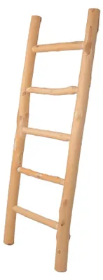 Obrázek produktu pro Dekorativní dřevěná žebřička, výška 120 cm, s 5 příčkami