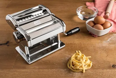 Image de Marcato Nudelmaschine - Atlas+ 150 - Design (Spaghettischneidaufsatz inclus)
