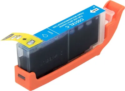 Image de Cartouche d'encre compatible avec Canon CLI-551 XL Cyan pour Pixma IP7250, IP8750, IX6850, MG5450, MG5550, MG5650, MG5655, MG6350, MG6450, MG6650...