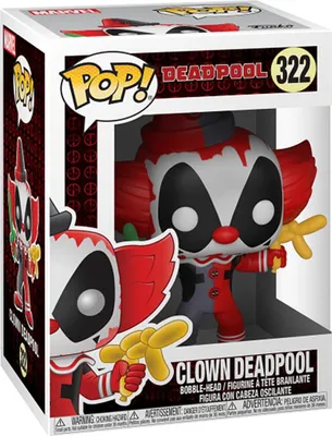 Produktbild von Marvel Deadpool - Clown Deadpool 322 - Funko Pop! - Vinyl Figur