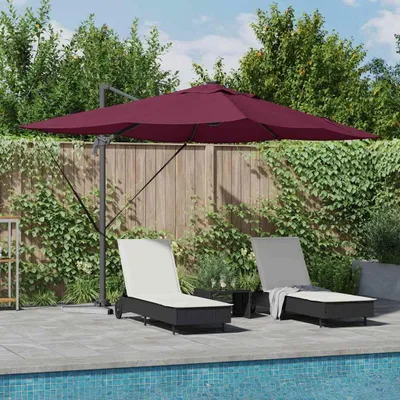 Obrázek produktu pro Maison Exclusive – slunečník, rozměry 352 x 251 x 265 cm, materiál: polyester a hliník