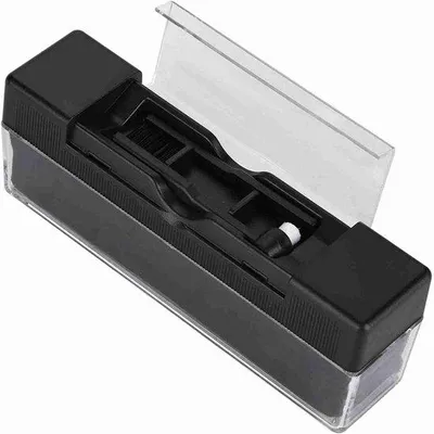 Productafbeelding van Vinylborstel - Platenreiniger - Stofverwijdering - Antistatisch - 125 cm - Zwart