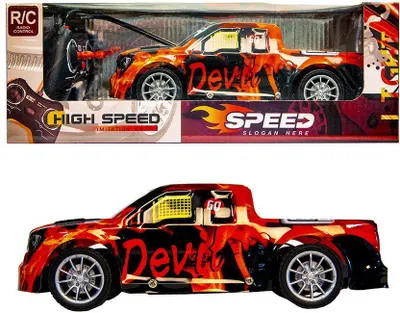 Zdjęcie produktu dla Auto wyścigowe zdalnie sterowane czerwone