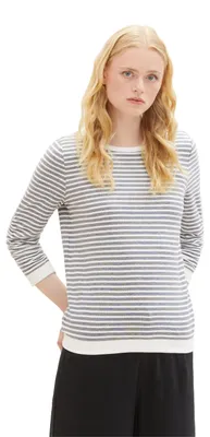 Produktbild von Striped Jacquard Sweatshirt | S