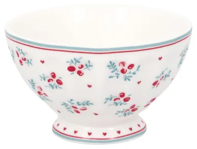 Produktbild von Greengate Schale French Bowl Belia White (10cm)