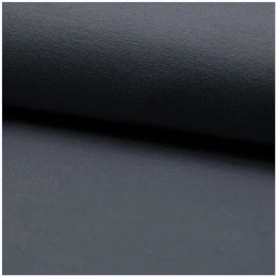 Bio-Organic Bündchenstoff Schlauchware 35(70)cm breit ab 25cm Biobaumwolle Oeko-Tex taubenblau