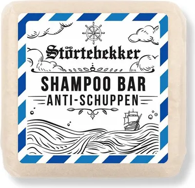 Produktbild von Störtebekker Festes Shampoo Anti-Schuppen - Handgefertigtes, veganes Shampoo für Herren & Damen - mit Piroctone Olamine für einen langfristigen Effekt
