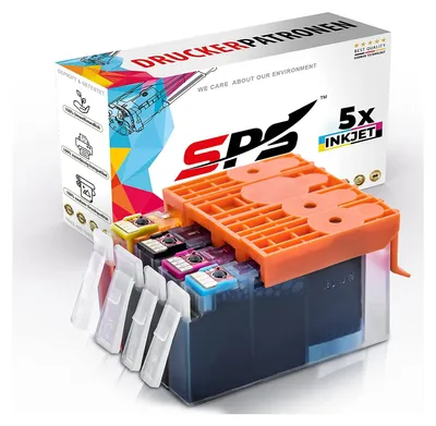 Produktbild von 5er Multipack Set kompatibel für HP Deskjet Ink Advantage 5525 Druckerpatronen 655 XL