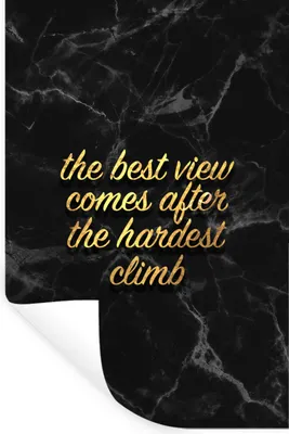 Produktbild von MuchoWow® Wandtattoo Wandsticker Wandaufkleber Zitate - Sprichwörter - Gold - Marmor 80x120 cm Selbstklebend und Repositionierbar - Repositionierbar - Wasser abweisend