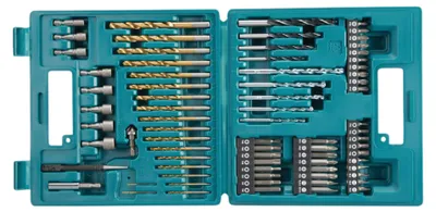 Immagine prodotto di Set di punte e trapani Makita 75 pz (B-49373) Phillips / Pozidriv / Torx / Hex / Slot