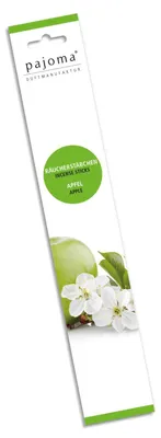 Wierookstokjes Apfel, 10 Stück, 28 cm, aus Indien