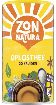 Obrázok produktu pre Zonnatura Oplosthee 20 bylín 200 ml – organické, vegánske, aromatické a prospešné