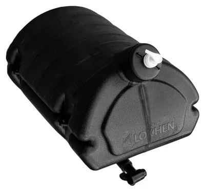 Produktbild von LOKHEN Wassertank 30l mit Seifenspender Handwaschbehälter für LKW Anhänger Bus Transporter schwarz Kunststoff robust