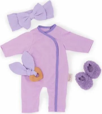 Zdjęcie produktu dla Zestaw ubranek dla lalek Lullababy - piżamki dla dziewczynek