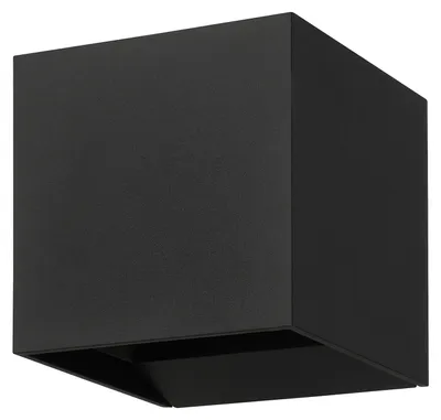 Immagine prodotto di Applique Esterno Contemporanea Calpino 3 Alluminio Nero Vetro Bianco Led
