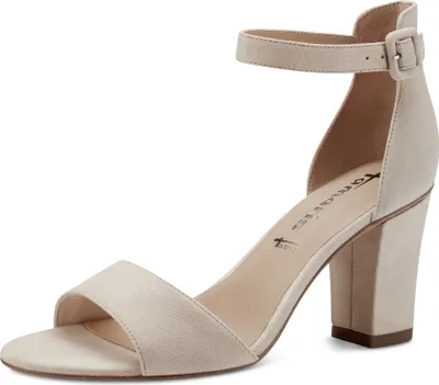 Produktbild von Tamaris Damen Sandalette Fesselriemen geschlossene Ferse 1-28396-20, Größe:40 EU, Farbe:Beige